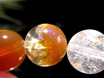☆炎の中に輝く幻想世界☆虹色の揺らぎが舞う煌めきの宝石☆幸運と繁栄