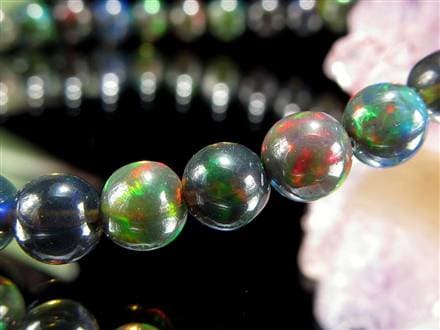 ☆深みのあるダークカラー☆遊色効果あり！☆虹色の輝き☆直感や 