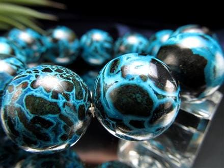 ☆目を引く色彩!!迫力巨珠☆日本初上陸！独特模様が魅力的☆富と繁栄を  