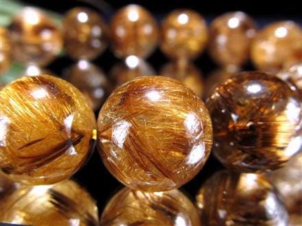 ☆厳選！極上品質☆透明×存在感ある濃密針☆金運や仕事運向上☆1点物