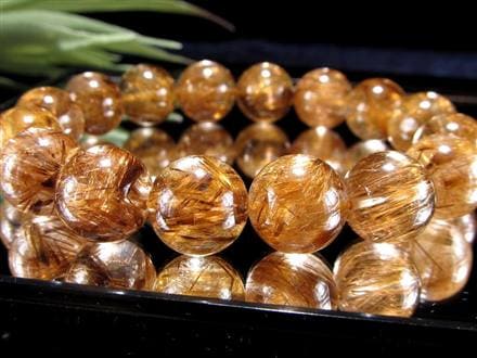 ☆厳選！極上品質☆透明×存在感ある濃密針☆金運や仕事運向上☆1点物