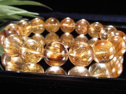 ☆厳選！極上品質☆透明×存在感ある濃密針☆金運や仕事運向上☆1点物