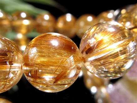 ☆厳選！極上品質☆透明×存在感ある濃密針☆金運や仕事運向上☆1点物