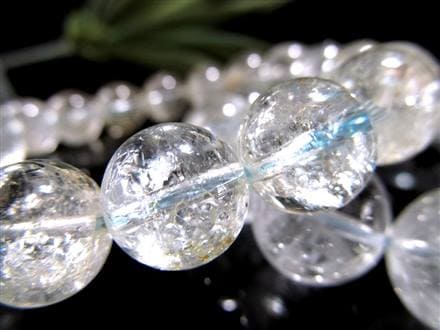 みかつき様　ヒマラヤベリル②ゴシェナイトブレスレット ☆透明！キラキラ虹入り☆【幻のヒマラヤ産】世界にわずか！天然非加熱