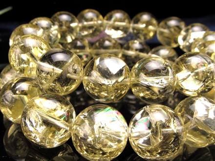 ☆大人気！爽やかクォーツ☆きらきらクラック入り☆希望と幸運を呼ぶ