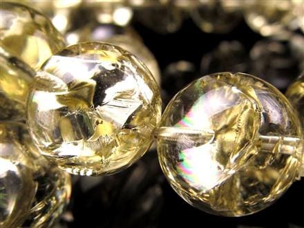 ☆大人気！爽やかクォーツ☆きらきらクラック入り☆希望と幸運を呼ぶ