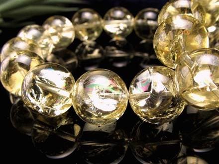 ☆大人気！爽やかクォーツ☆きらきらクラック入り☆希望と幸運を呼ぶ