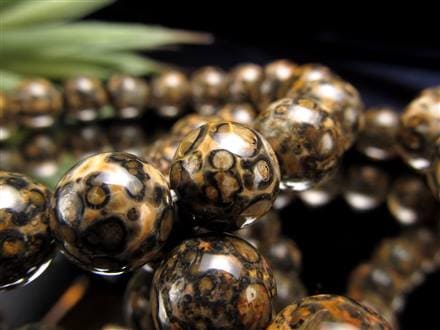 ☆まるでヒョウ柄☆通称「ジャガーストーン」☆自然がつくりあげた神秘