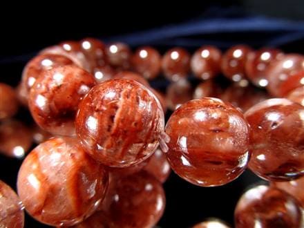 ☆希少産地☆長寿と健康のヒーリングルチル☆シックなレッドブラウン  