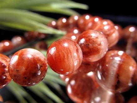 ☆希少産地☆長寿と健康のヒーリングルチル☆シックなレッドブラウン  