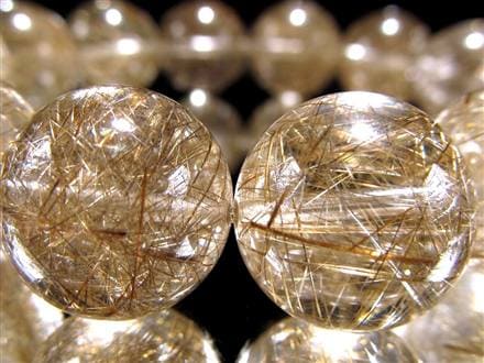 パワーストーンブレスレット　ルチル クォーツ　大珠　カット水晶 楽天市場】ゴールドルチルクォーツ 水晶 ミックス ブレスレット