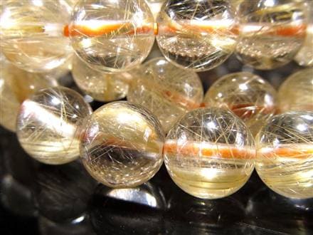 高品質　ルチルクォーツ置物　透明度高い　パワースートン　在庫処分　1点限定 希少な良質50ミリ玉サイズ/リピート困難/水晶の透明感が