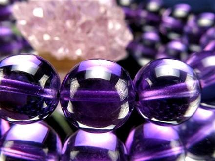 ☆限定少数入荷！☆超透明高品質☆高貴な濃色パープル☆入手困難な