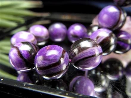 最高級】紫スギライトブレスレット 天然石 大玉10㍉AAA高波動  