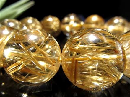 至高の逸品】☆超透明な巨珠！☆絶大な存在感！☆黄金の輝き＆ルチル 