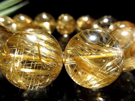 至高の逸品】☆超透明な巨珠！☆絶大な存在感！☆黄金の輝き＆ルチル 