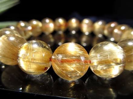 至高の逸品】☆超透明な巨珠！☆絶大な存在感！☆黄金の輝き＆ルチル 