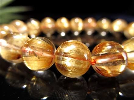 至高の逸品】☆超透明な巨珠！☆絶大な存在感！☆黄金の輝き＆ルチル 