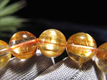 至高の逸品】☆超透明な巨珠！☆絶大な存在感！☆黄金の輝き＆ルチル 