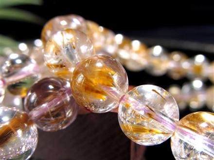 ☆透明感抜群！☆芸術的な扇状鉱物☆カコクセナイト入り水晶☆天使の