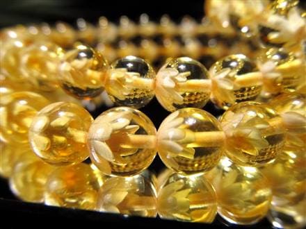 ☆極楽浄土に咲く花！ロータス彫り☆ふわりと広がる可憐な小花☆古来 