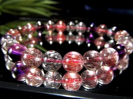 【良質,美品】マルチスーパーセブン　まとめ売り　ブレスレット　透明　希少　お手頃 良質,美品】マルチスーパーセブンまとめ売りブレスレット透明