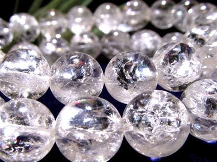 ☆お買い得価格！☆雪の結晶のような煌き☆キラキラ虹入り☆透明感あり