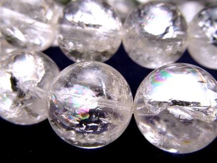 ☆お買い得価格！☆雪の結晶のような煌き☆キラキラ虹入り☆透明感あり