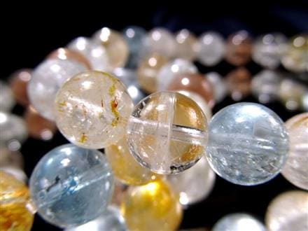 【ブラジル産】シャンパンカラートパーズ ☆激安価格！☆シャンパンカラーで彩る！上品なバイカラー☆自分を輝