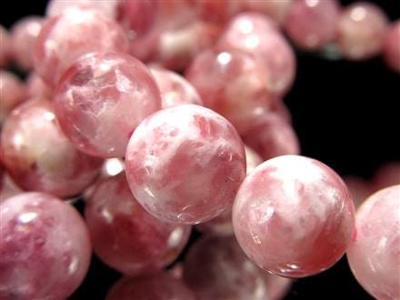 ☆華やかチェリーピンクカラー☆キラキラ雲母☆ピンクマイカと水晶が