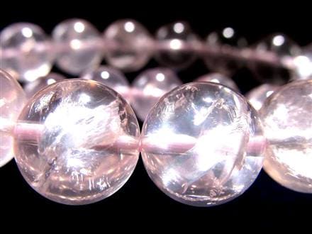 究極品質　光を纏いし女神の聖石　幻のレインボーヒマラヤローズクォーツ　13.5㎜ 究極品質光を纏いし女神の聖石幻のレインボーヒマラヤローズ