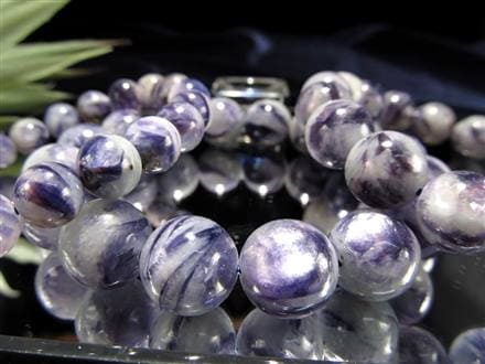 パープルマイカ 《紫雲母》ブレスレット 高品質 パープルマイカ（紫