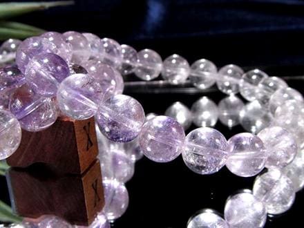 ☆お買い得価格☆水晶×アメジストの透明グラデーション☆キラキラゲー