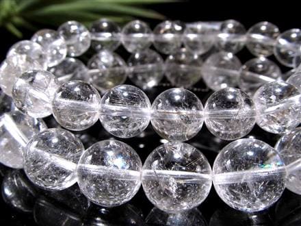 ☆超透明・虹入り シルバールチルクォーツブレスレット銀針水晶