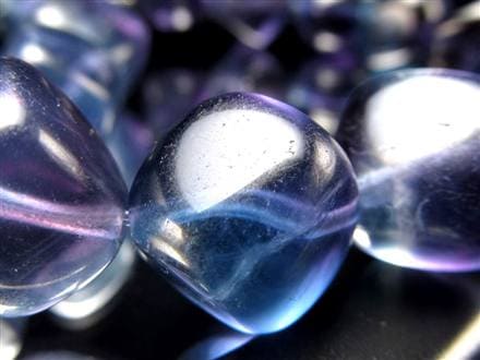 ☆激安価格！☆ブルーグリーン×パープル☆幻想バイカラー☆透明感良好