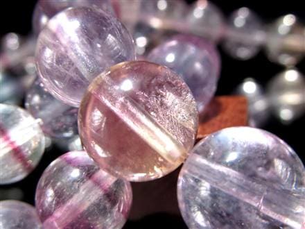 ☆優しいパステル調の虹色美☆トリカラーフローライトの珠も☆受験の