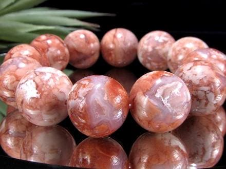 ☆福を招く笑口瑪瑙入り！☆ツヤツヤの光沢と結晶の輝き☆繊細な縞模様