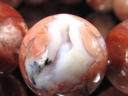 ☆福を招く笑口瑪瑙入り！☆ツヤツヤの光沢と結晶の輝き☆繊細な縞模様