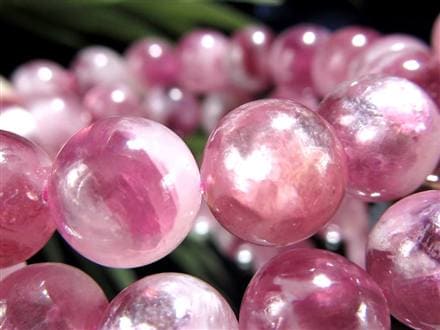 ☆お買い得価格☆艶めくミルキーピンクパープル☆ピンクマイカと水晶が