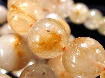 超大玉　64mm ゴールドルチルクォーツ　金針水晶　パワーストーン ☆希少な星状結晶入り☆華やかなオレンジカラー☆新たな息吹をもたらす