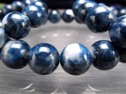 ☆激安!!☆知る人ぞ知る美しき希少石☆瑠璃色に映えるホワイト☆思慮の