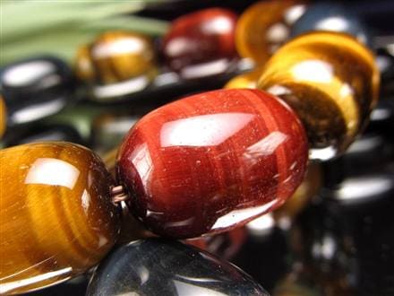 ☆数量限定！激安お買い得価格☆開運ブレス☆3色ミックスの俵型