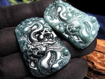 ☆激安価格！☆グアテマラブルー！「マンサーノ翡翠」☆丁寧な手彫り