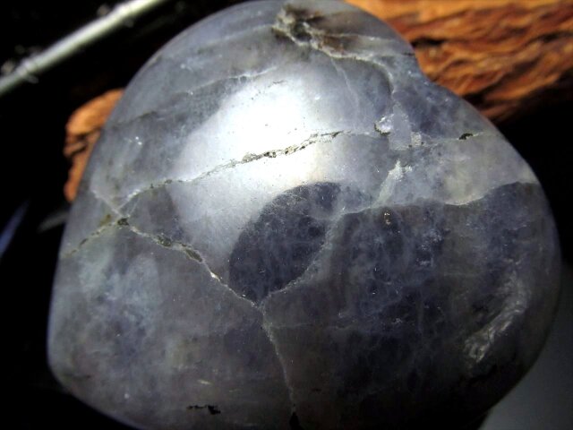 limmyさま専用　ハンドメイドブレス　アイオライト　サンストーン　ハート limmyさま専用 ハンドメイドブレス アイオライト サンストーン