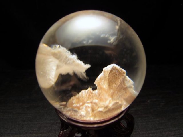 ☆超激レア！トリプル貫入☆水晶入り水晶☆超透明！虹入り☆限定1点物
