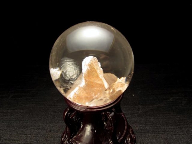 ☆超激レア！トリプル貫入☆水晶入り水晶☆超透明！虹入り☆限定1点物