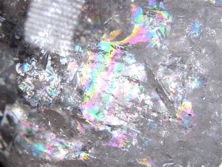 ☆大迫力の巨大丸玉☆虹がきらめく透明水晶☆幸運を呼ぶアイリス