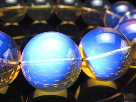 ◇限定6本のみ◇大珠◇超希少！ドミニカ産◇幻想的なブルーの輝き
