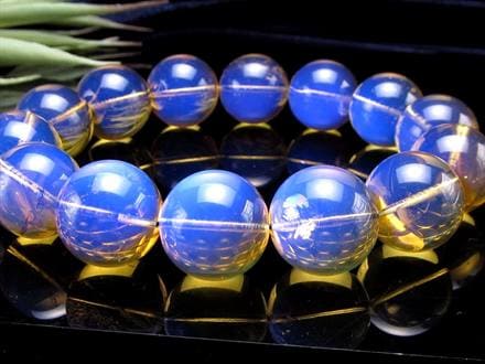 ◇限定6本のみ◇大珠◇超希少！ドミニカ産◇幻想的なブルーの輝き