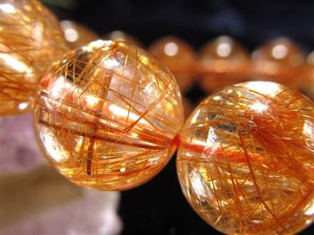 オレンジルチルクォーツ オレンジルチルクォーツ ブレスレット | ブレスレット